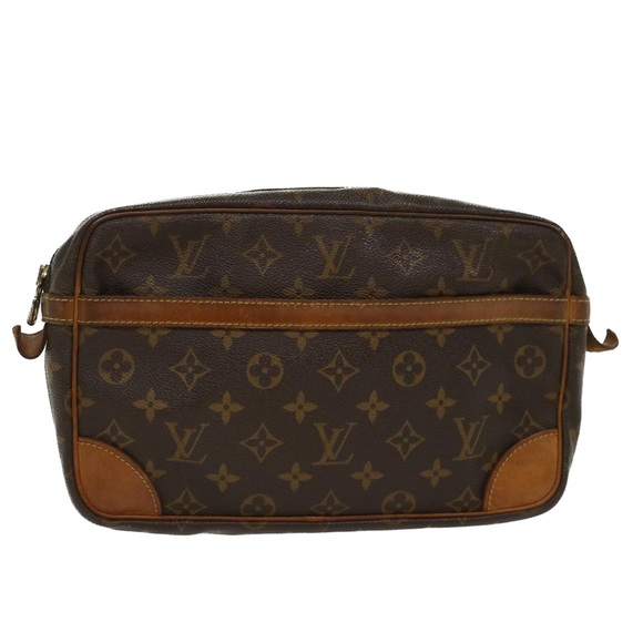LOUIS VUITTON Handbags - LOUIS VUITTON Monogram Compiegne 28 Clutch Bag M51845 LV Auth fm2507